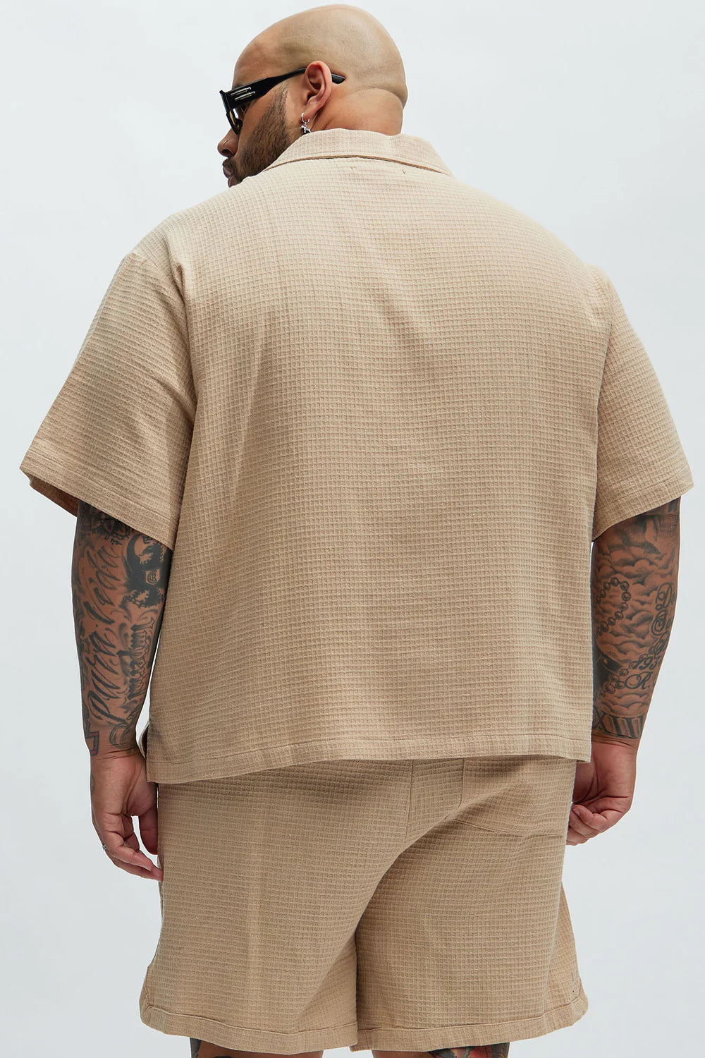 Belgian Textured Shirt - Tan