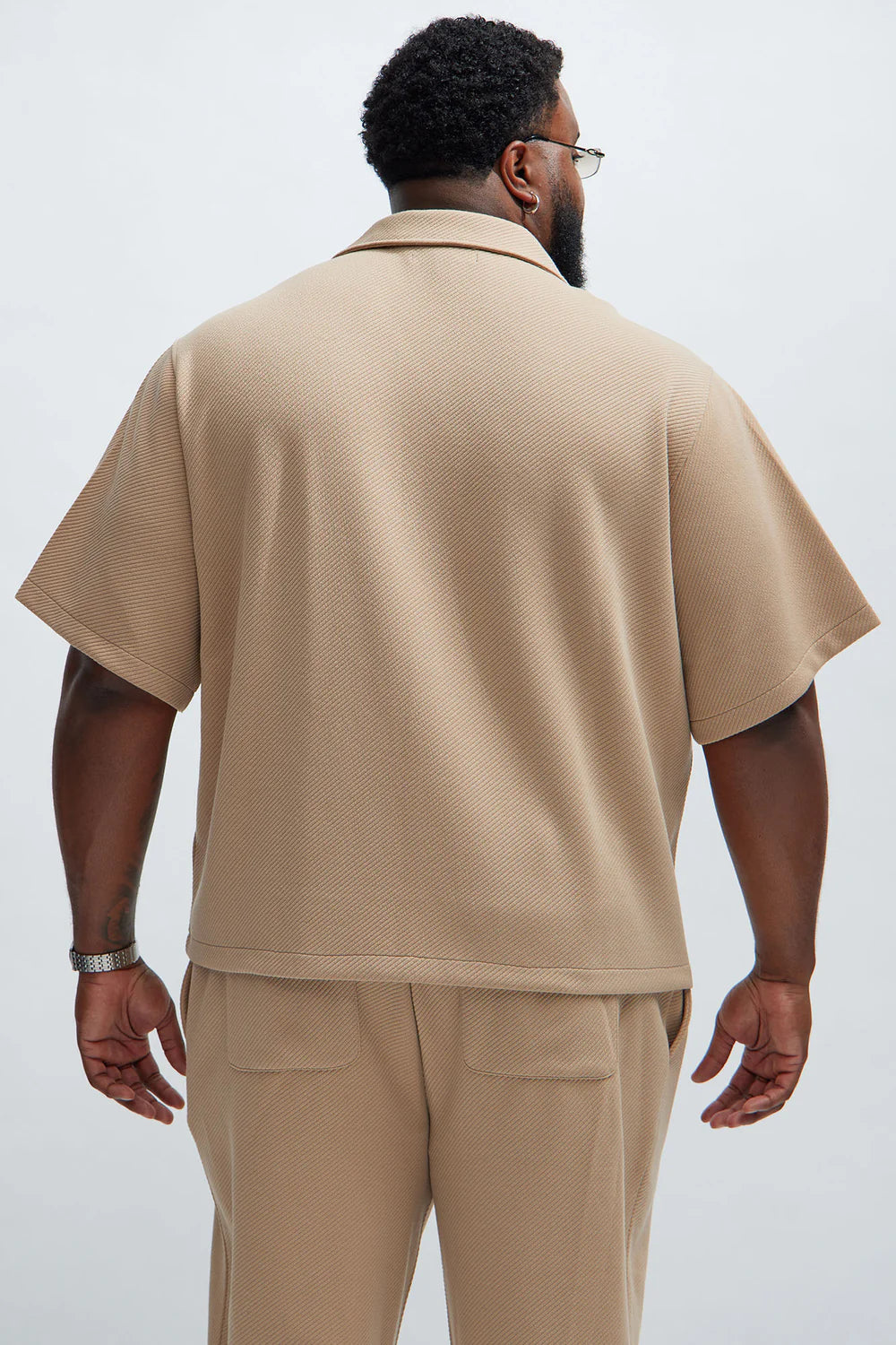 Kina Textured Shirt - Tan