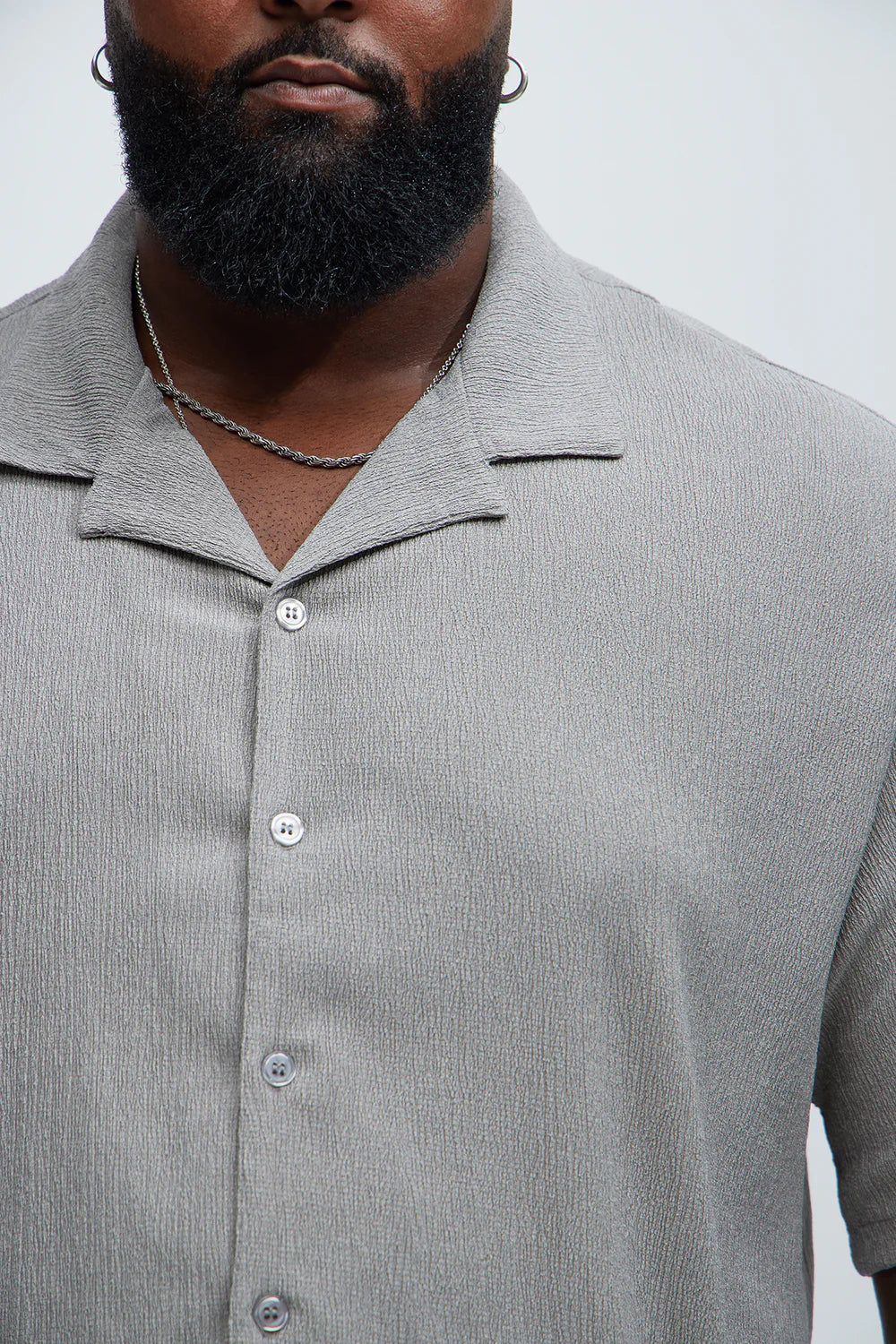 Jace Textured Shirt - Grey