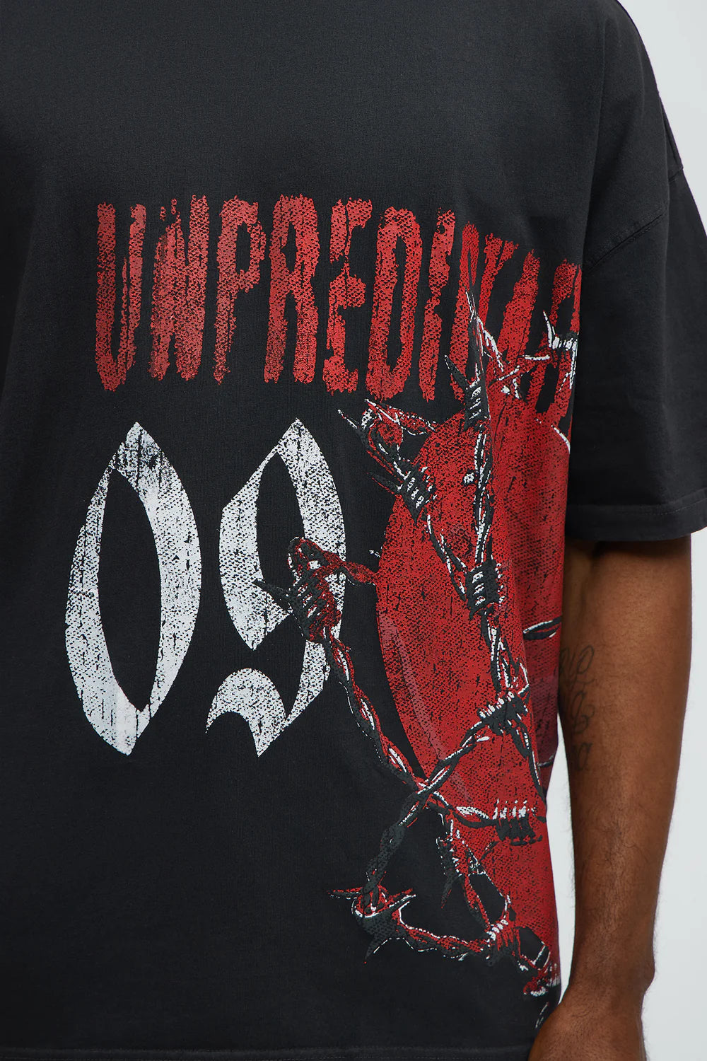 Unpredictable No Time Oversized Short Sleeve Tee