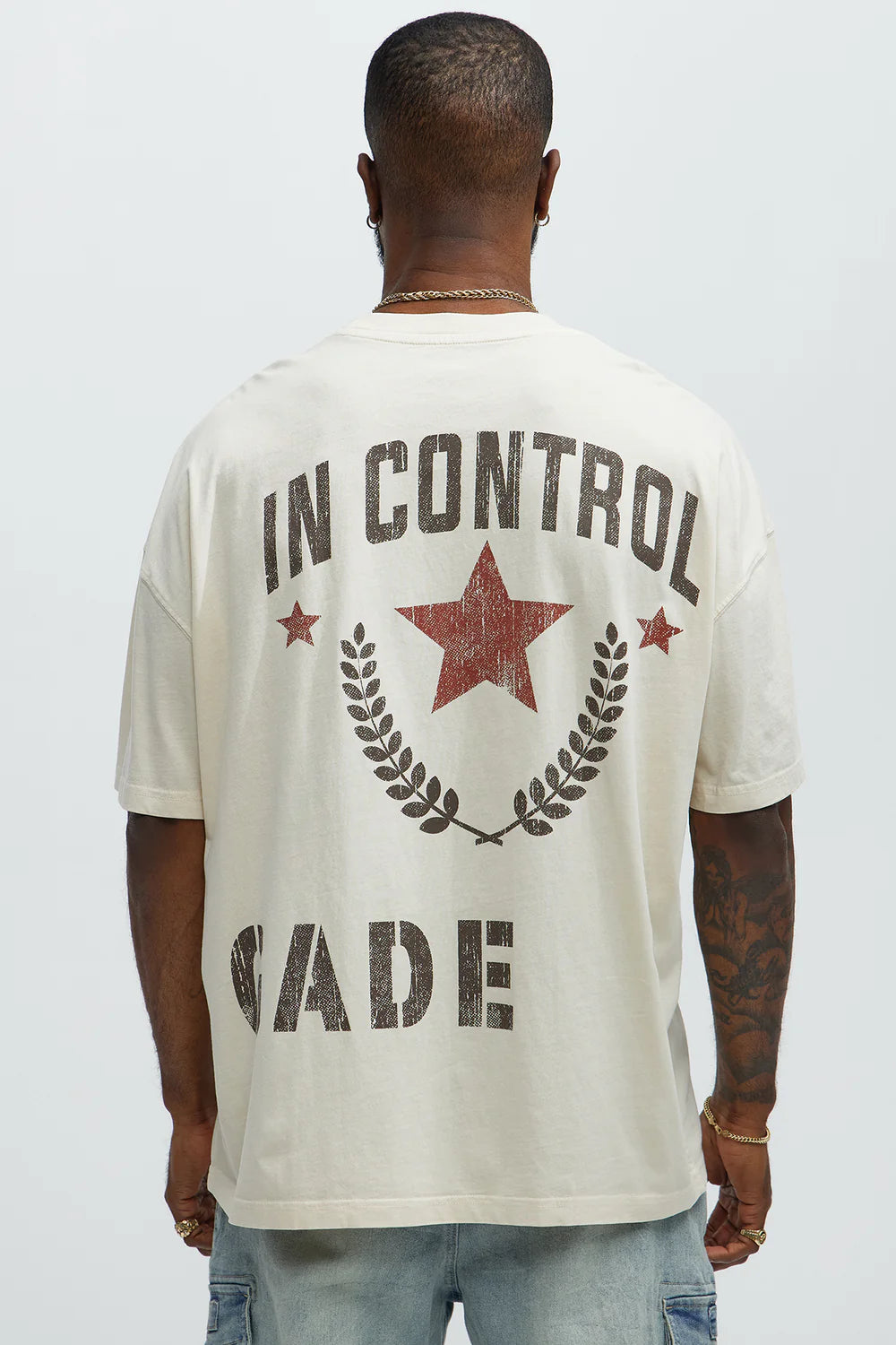 Rebel In Control Oversized Short Sleeve Tee