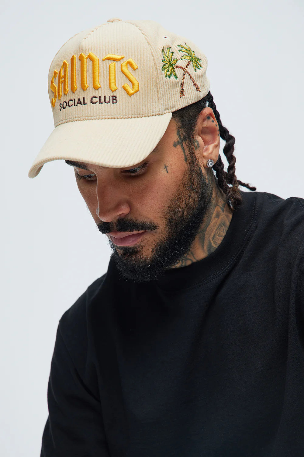 Saints Social Club Corduroy Snapback Hat