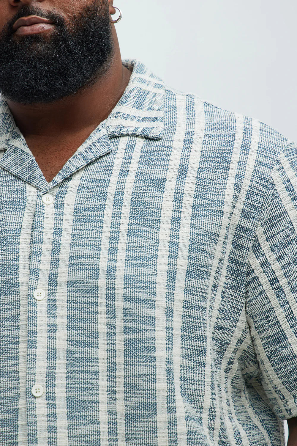 Kam Textured Shirt - Blue