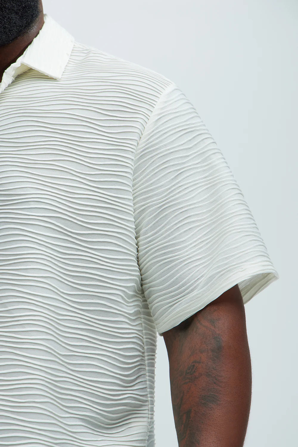 Sounds Good Textured Shirt - Cream