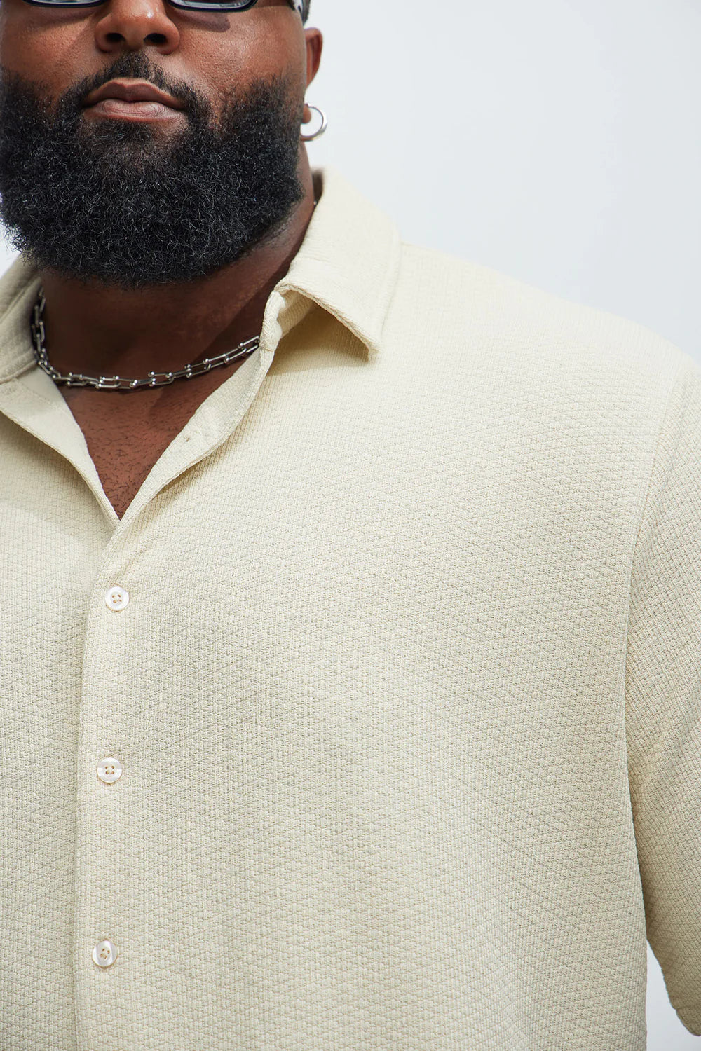 Capstan Textured Shirt - Cream