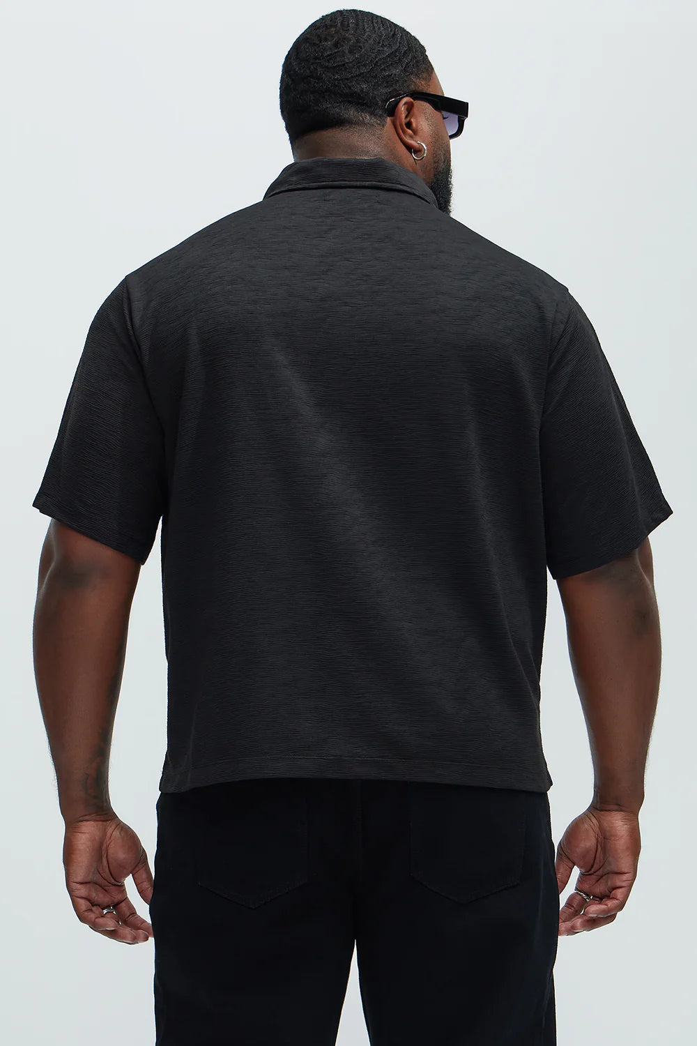 Blaze Textured Shirt - Black