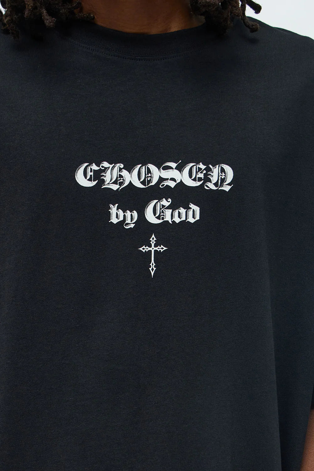Saved Chosen By God Oversized Short Sleeve Tee