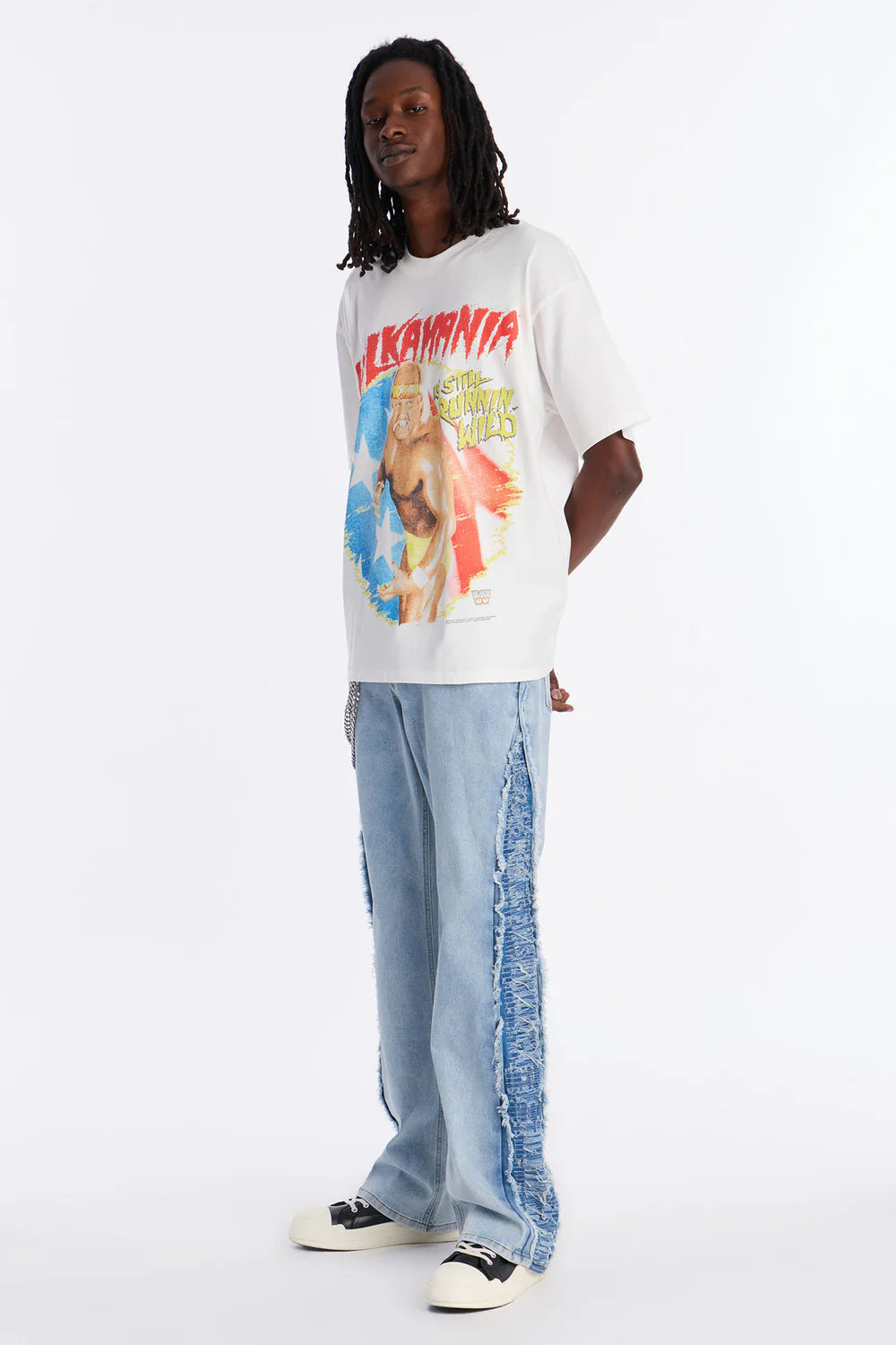 Hulk Hogan HULKAMANIA Runnin WILD Premium Short Sleeve Tee