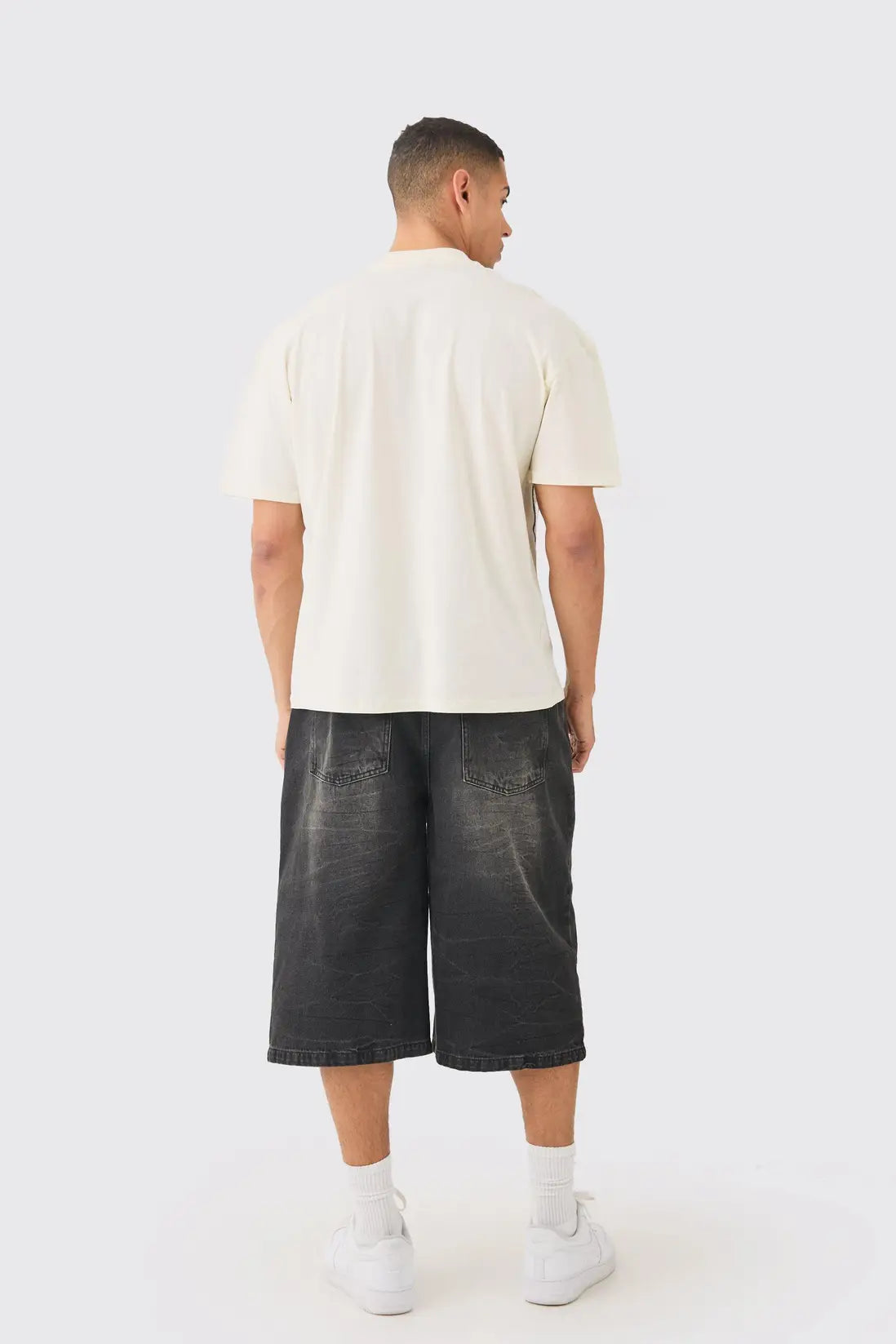 Oversized Washed Over Seams Official Graphic T-shirt