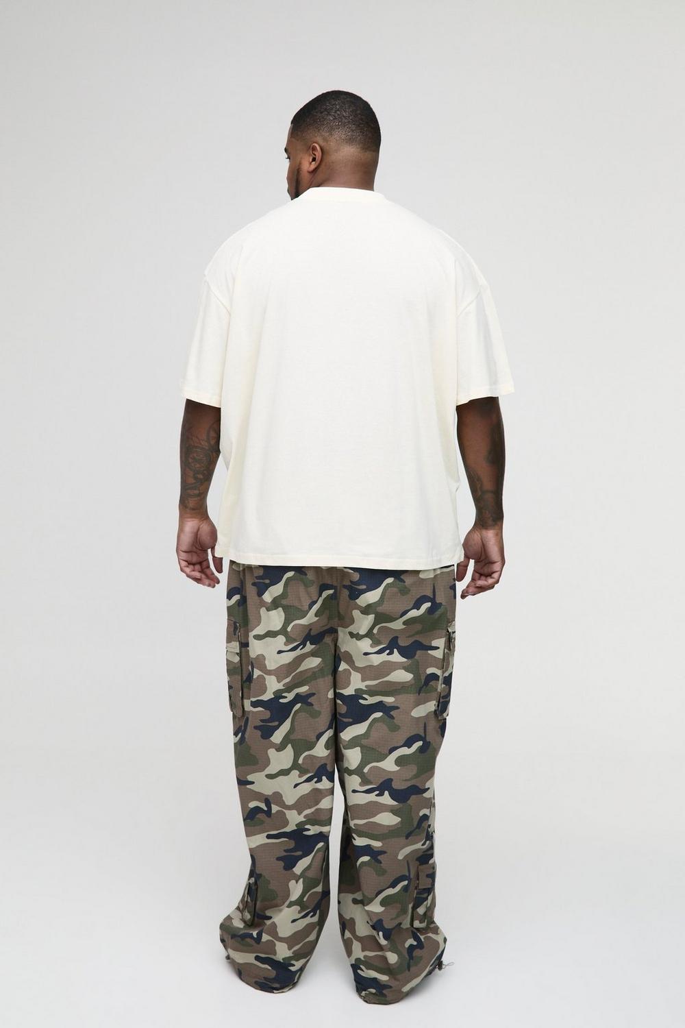 Oversized Extended Neck Gothic Brooklyn Print T-Shirt