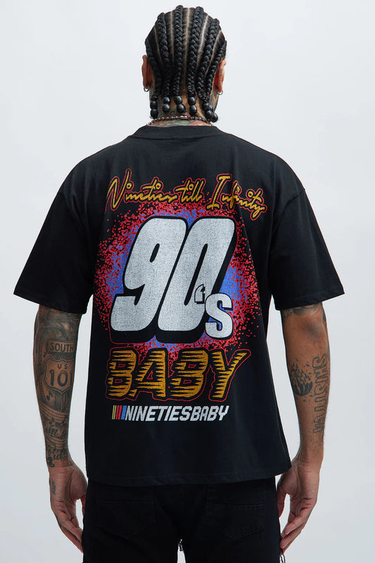 90's Till Infinity Oversized Short Sleeve Tee