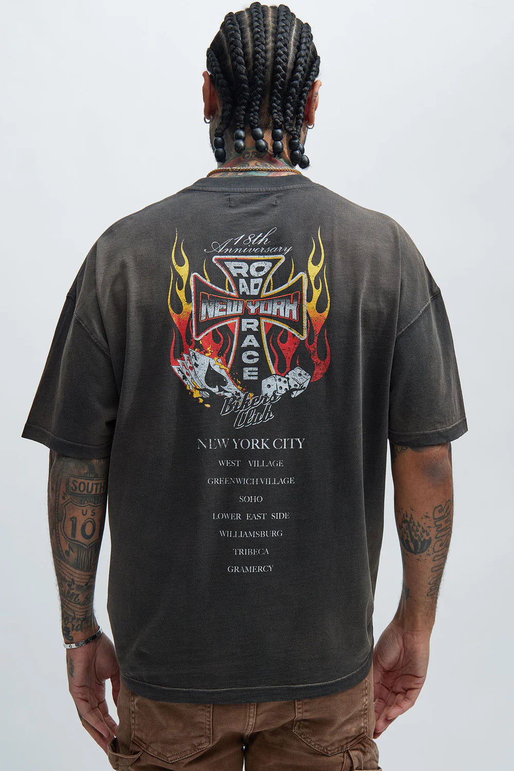 Road Race Oversized Short Sleeve Tee