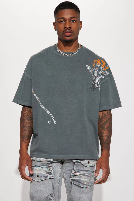 Stay United Oversized Short Sleeve Tee