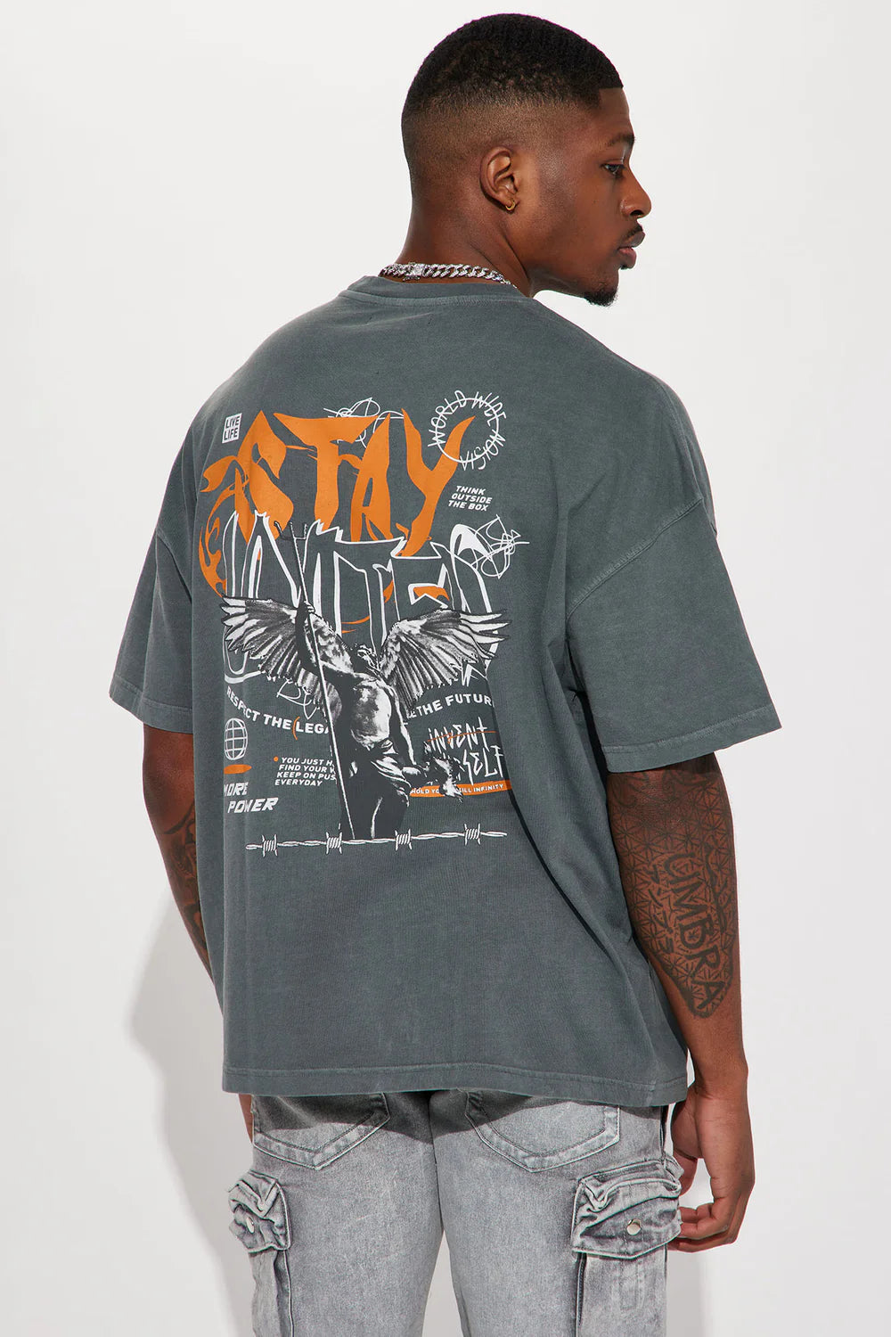 Stay United Oversized Short Sleeve Tee