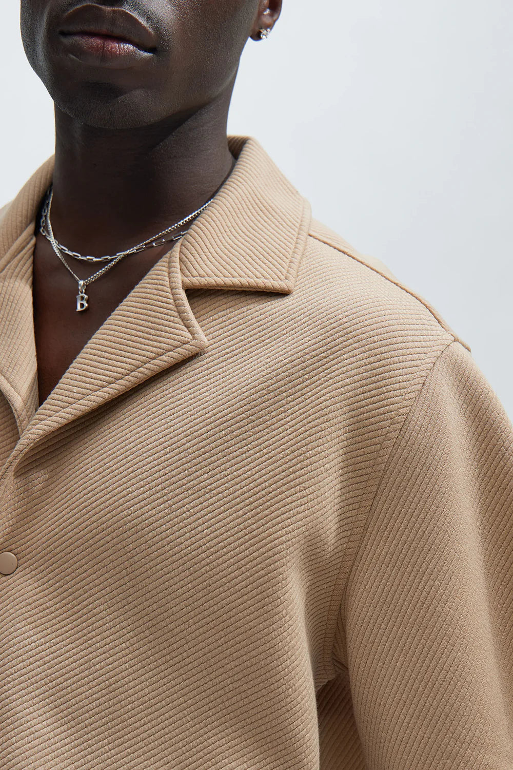 Kina Textured Shirt - Tan