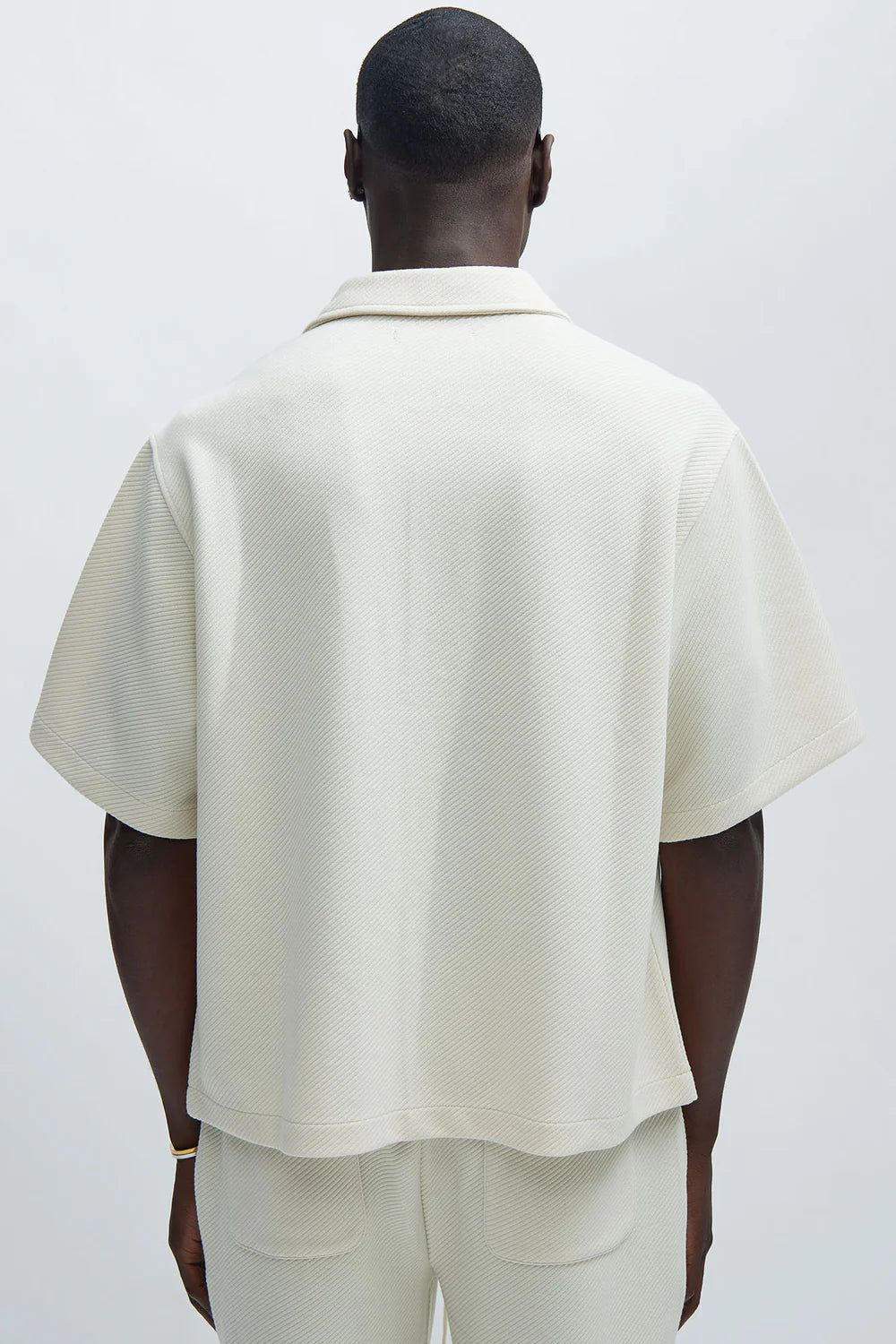 Kina Textured Shirt - Off White