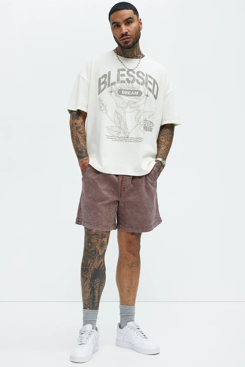 Bless Dreams Oversized Short Sleeve Tee