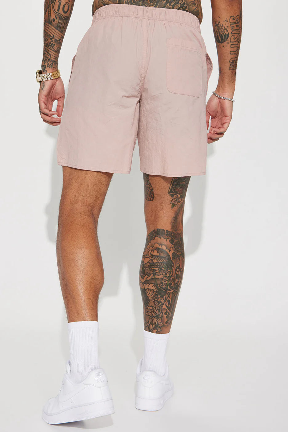 Batter Up Crinkle Nylon Volley Shorts