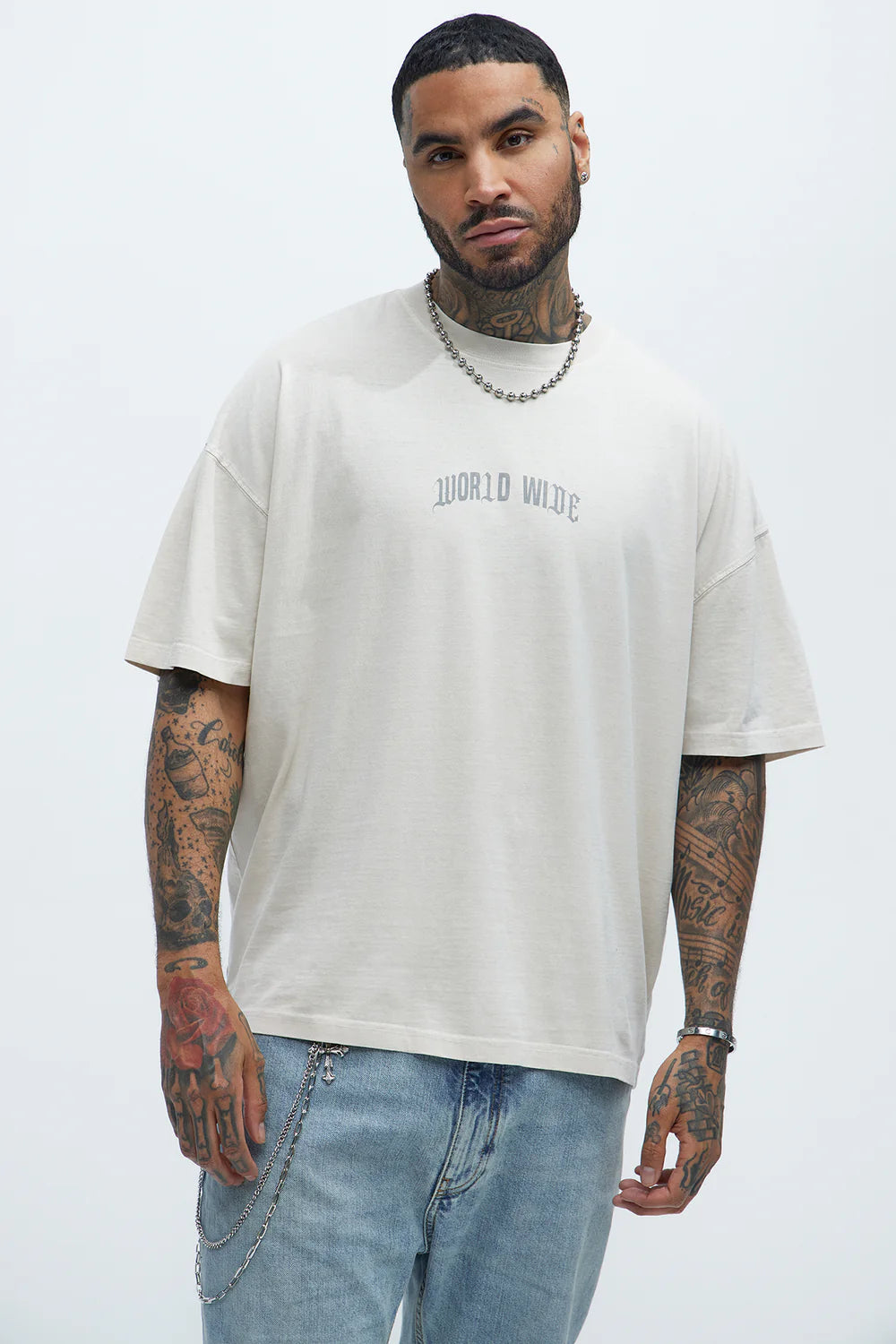 World Wide Chaos Oversized Short Sleeve Tee
