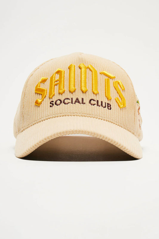 Saints Social Club Corduroy Snapback Hat