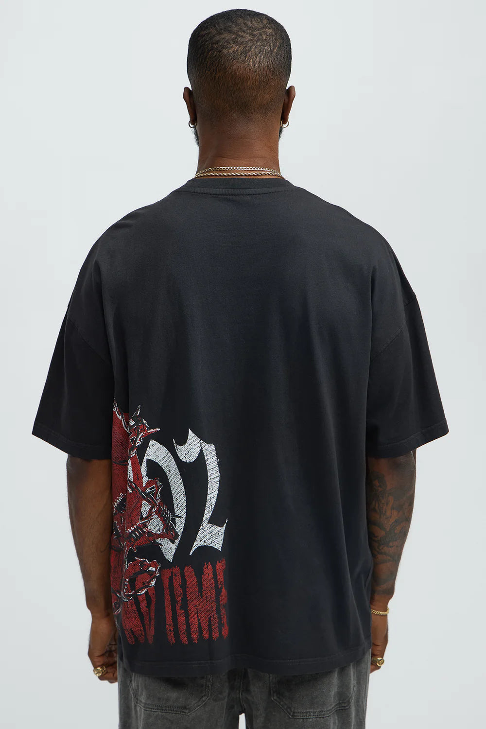 Unpredictable No Time Oversized Short Sleeve Tee