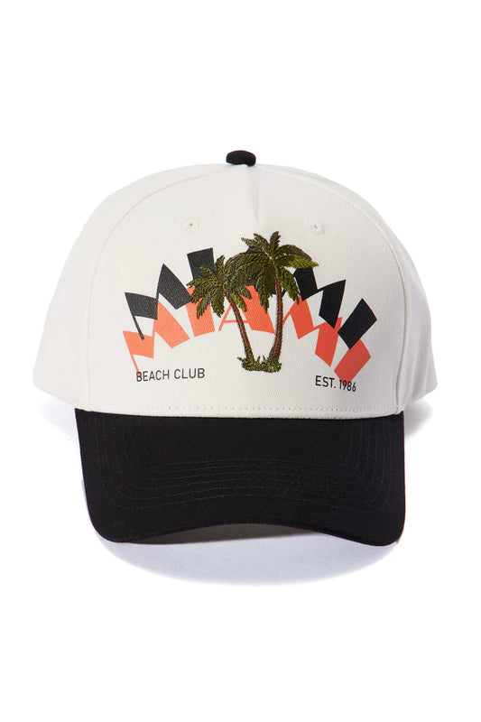 Miami Beach Club Snapback Hat