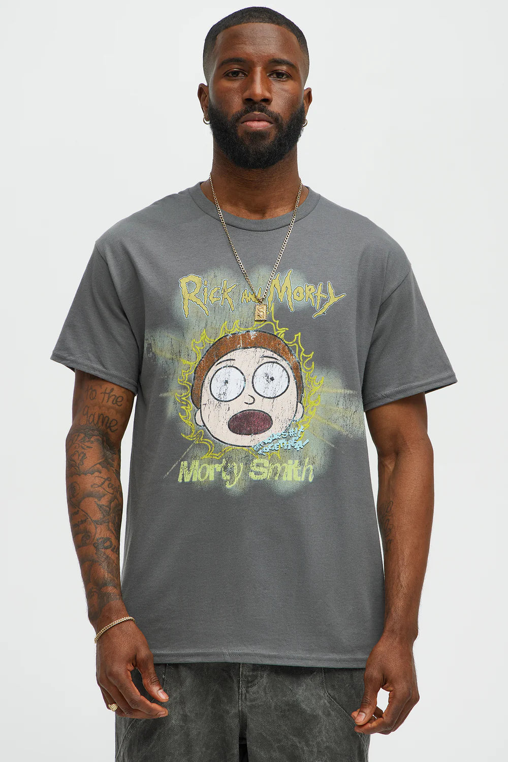 Rick & Morty Kanji Morty Smith Short Sleeve Tee