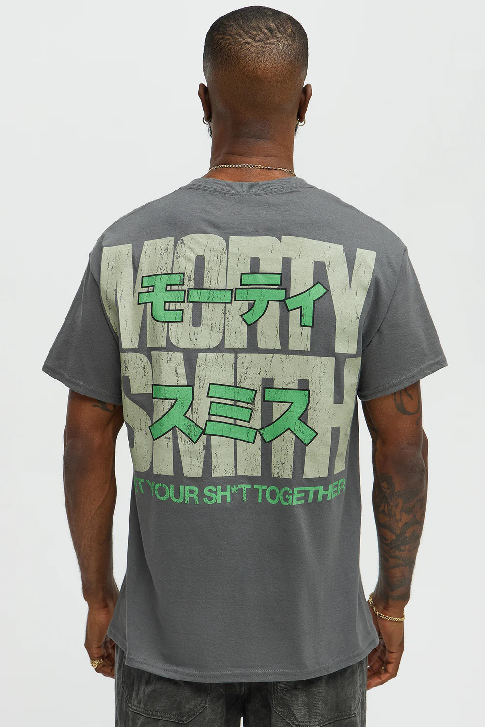 Rick & Morty Kanji Morty Smith Short Sleeve Tee