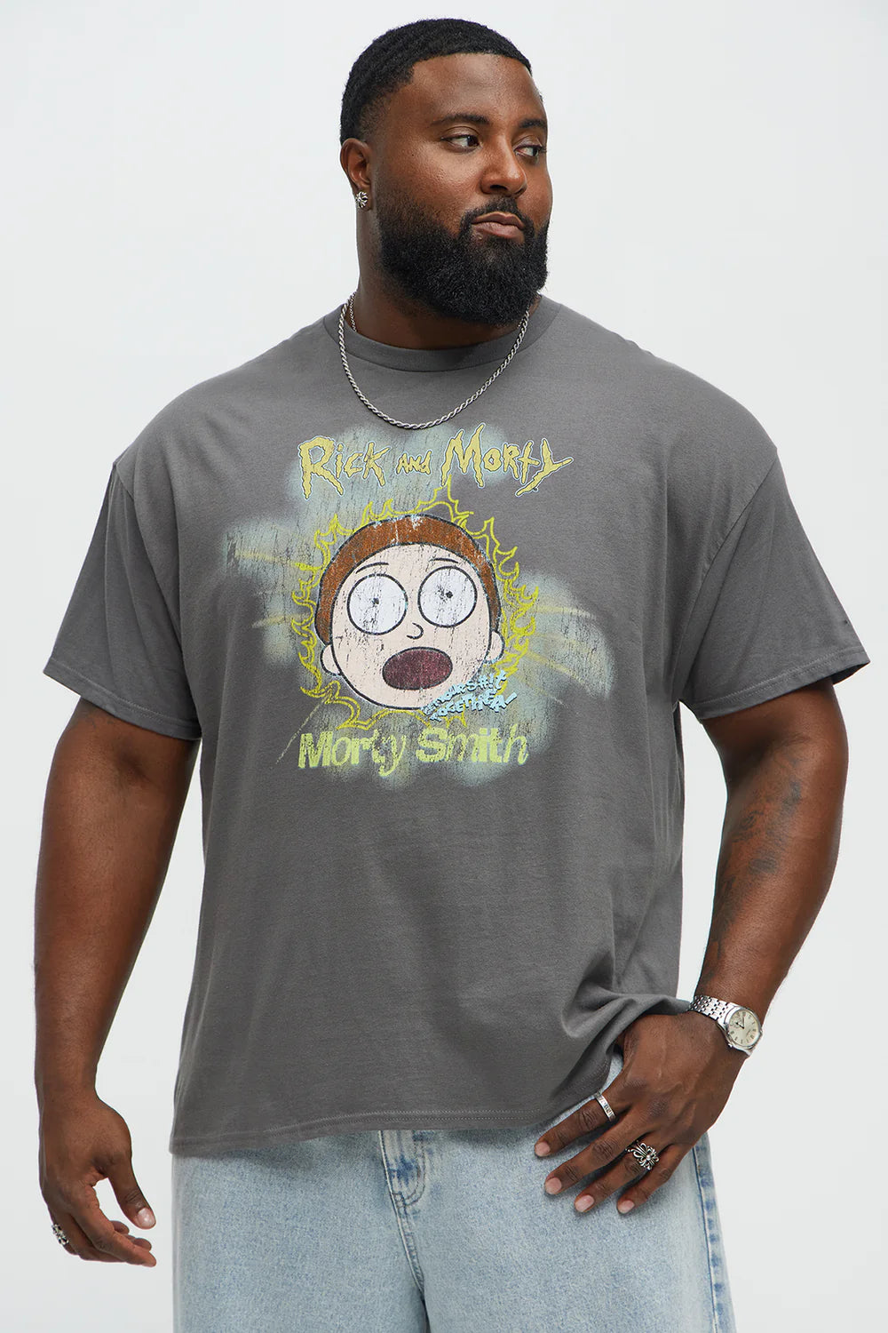 Rick & Morty Kanji Morty Smith Short Sleeve Tee