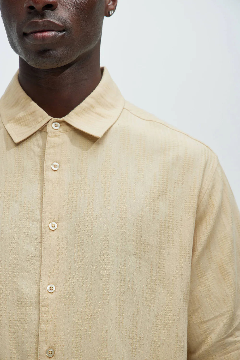Up In The High Tide Linen Shirt - Tan