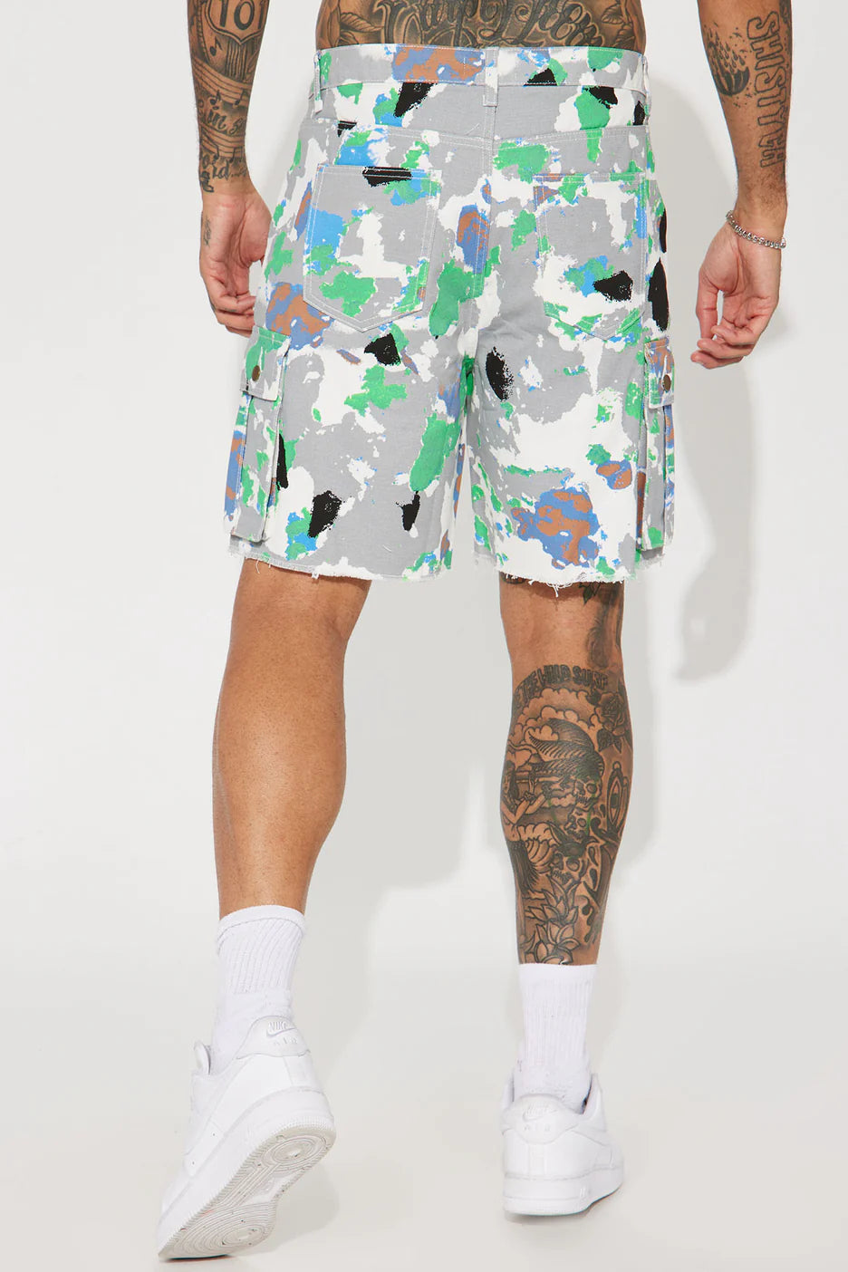 Paint All Over Cargo Shorts