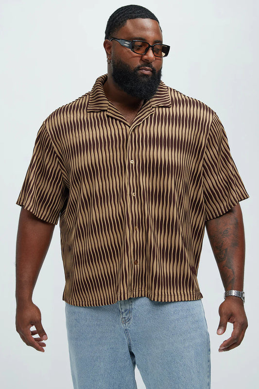 Miller Knitted Shirt - Brown