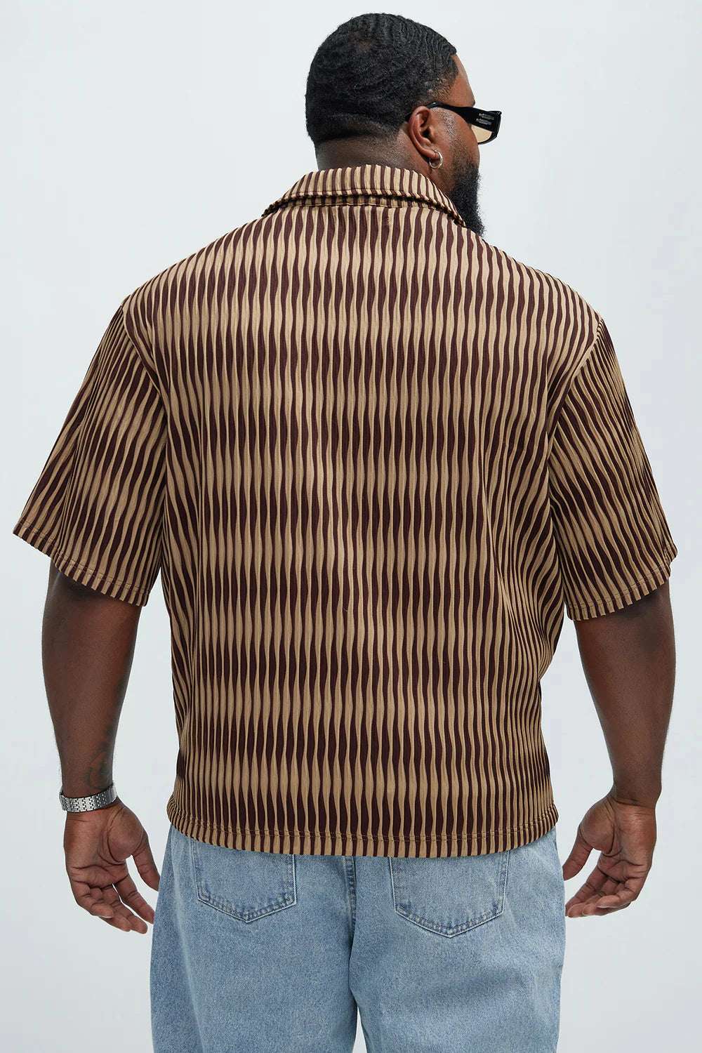 Miller Knitted Shirt - Brown