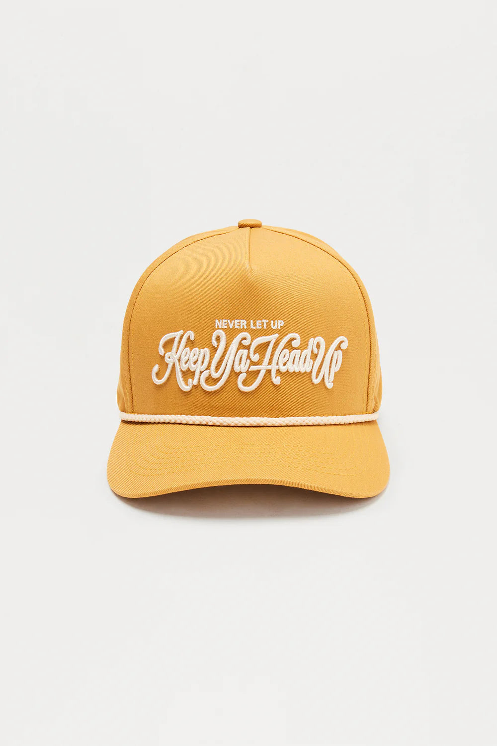 Never Let Up Structured Snapback Hat