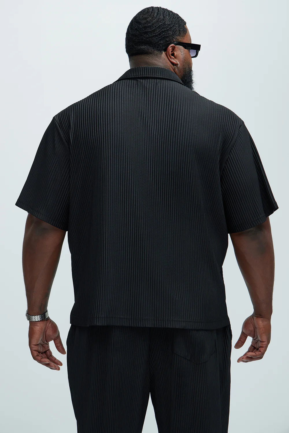 Potential Pleated Shirt - Black