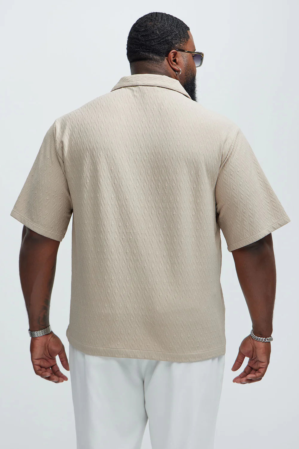 Wade Textured Shirt - Taupe