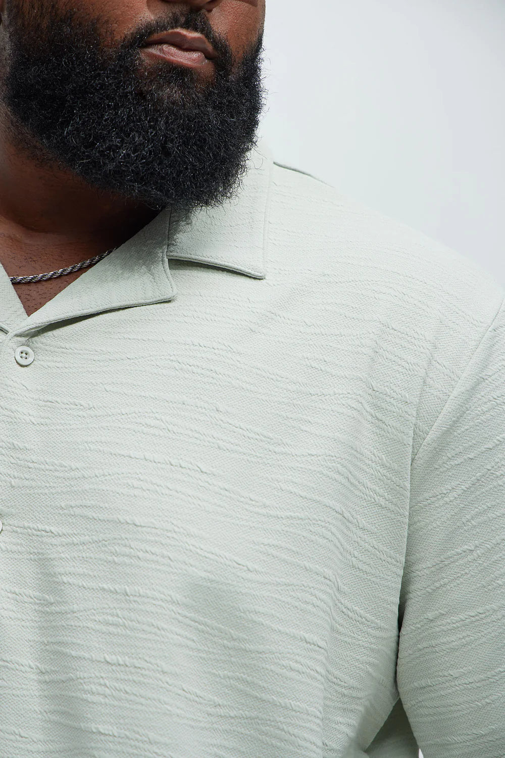 Reid Textured Shirt - Sage