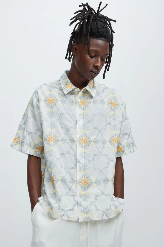 Cerdan Embroidery Shirt - White
