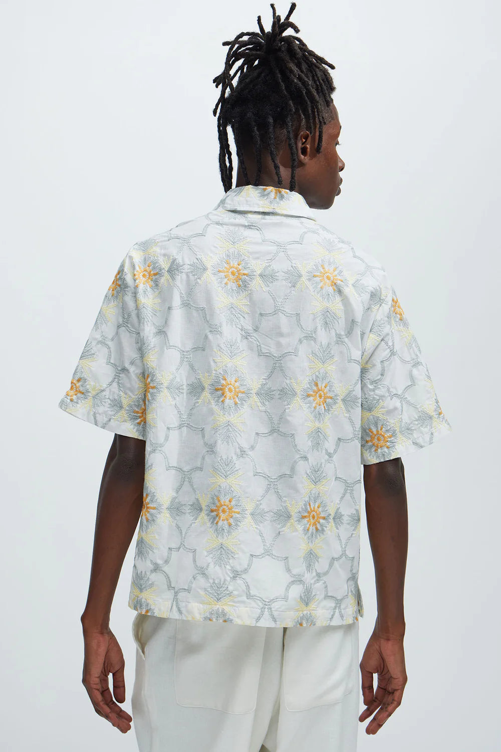 Cerdan Embroidery Shirt - White