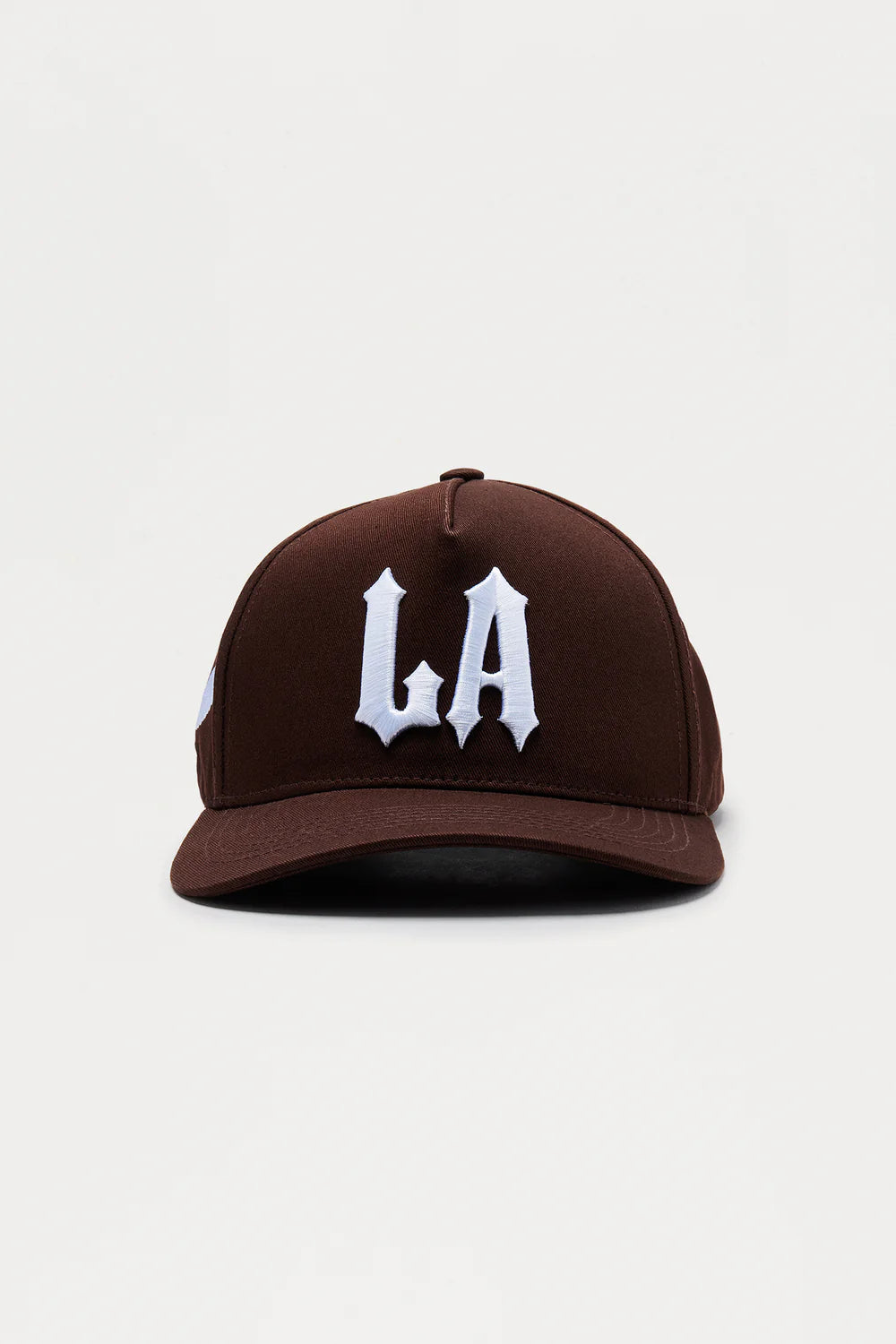 LA Dove Structured Twill Snapback Hat (Brown)