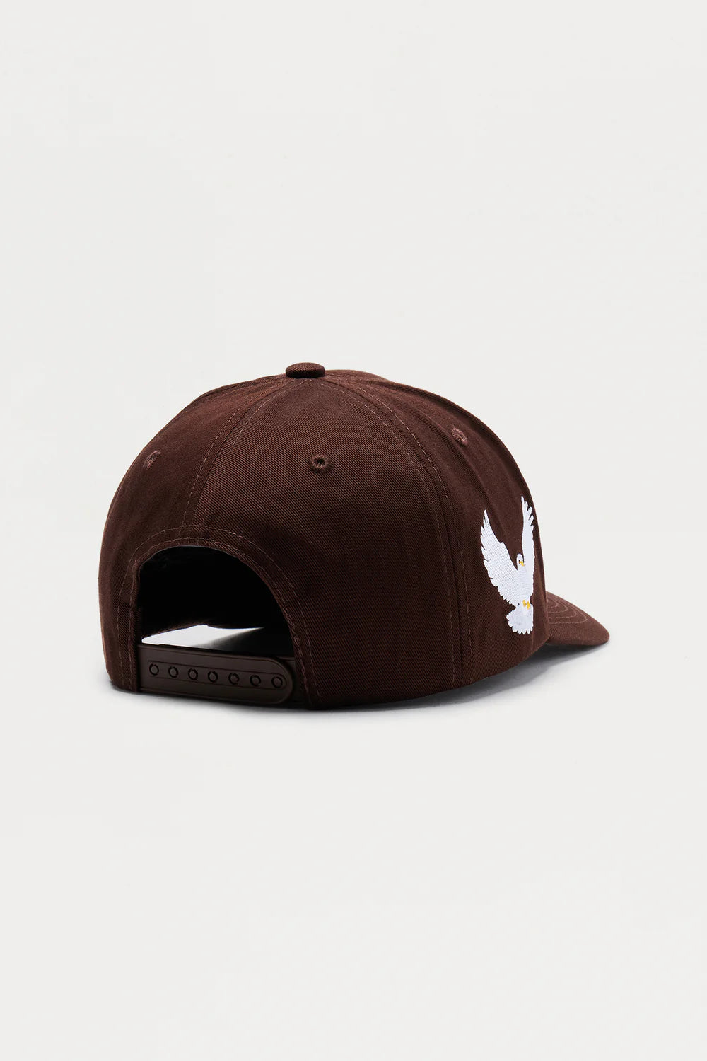 LA Dove Structured Twill Snapback Hat (Brown)