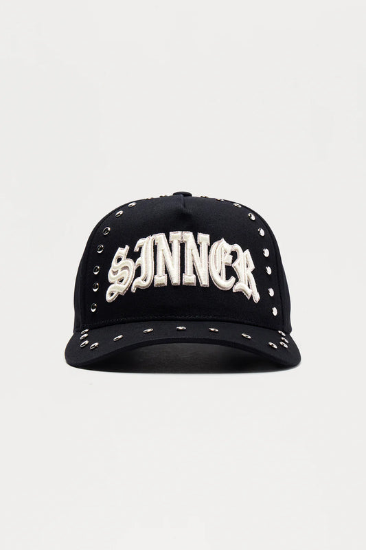 Sinner Studded Structured Snapback Hat