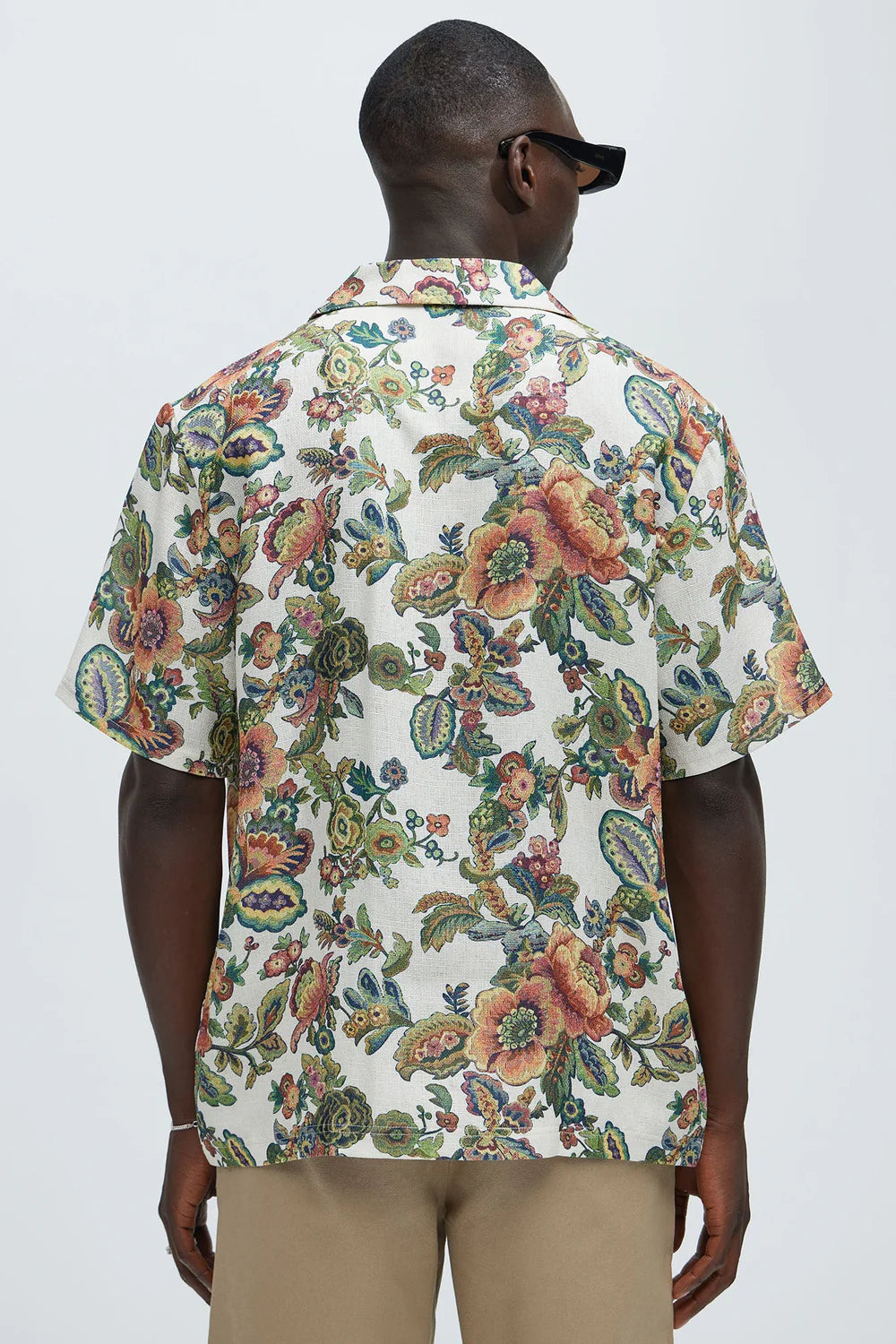 Floral Detail Shirt - Off White