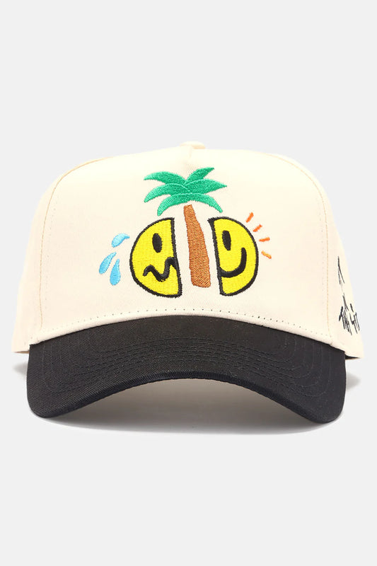 Happy On This Side Snapback Hat