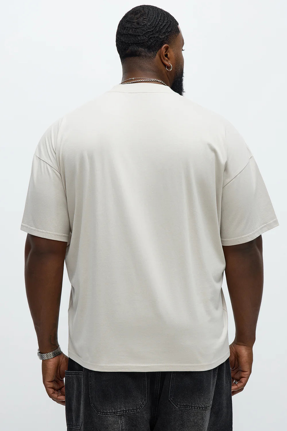 Oversized Mini Embroidery Heavy Weight Boxy tee