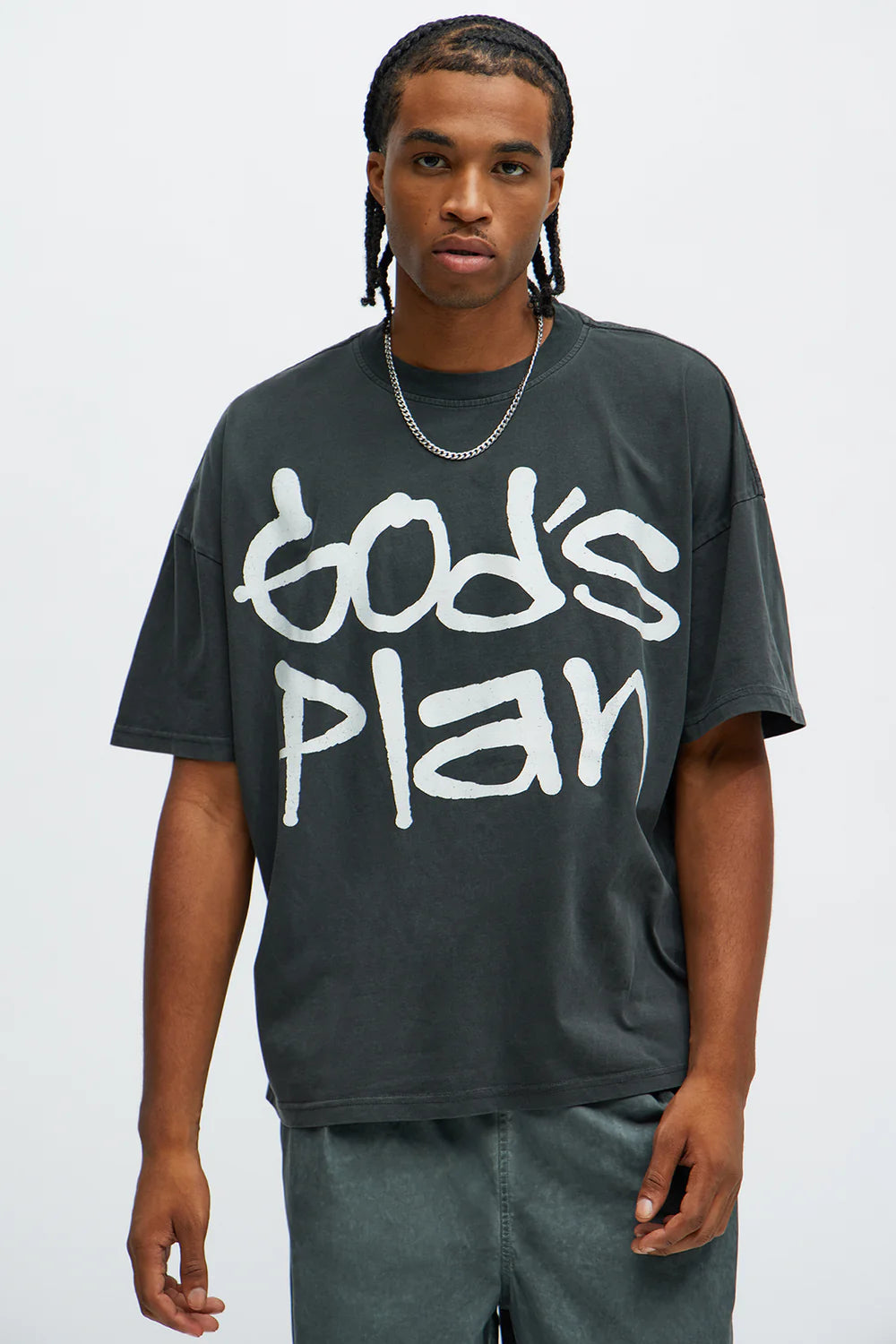 God's Plan Oversized Short Sleeve Tee