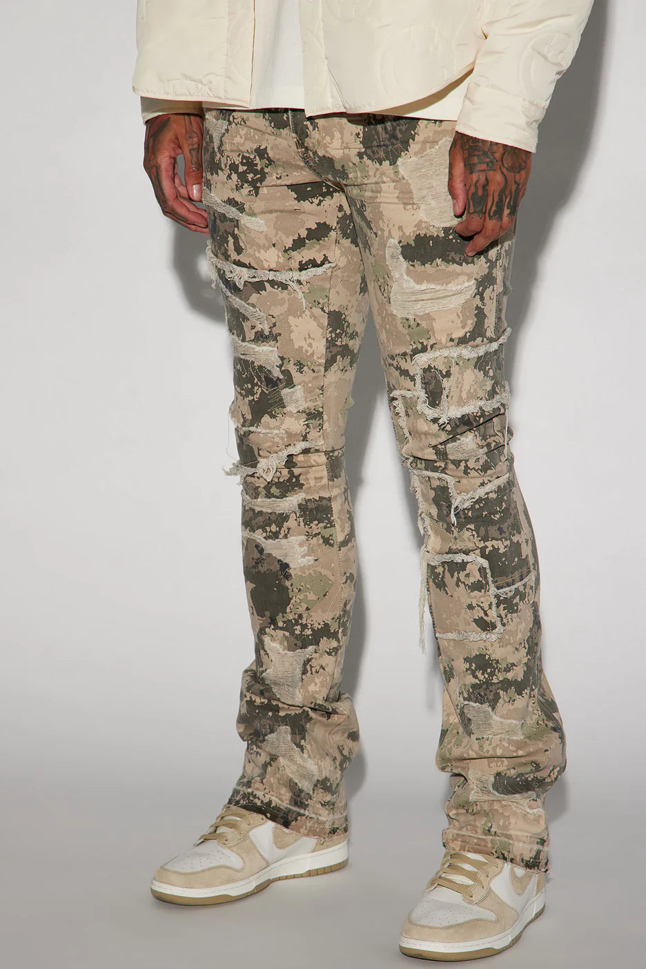 At The Moment Stacked Skinny Flare Pants