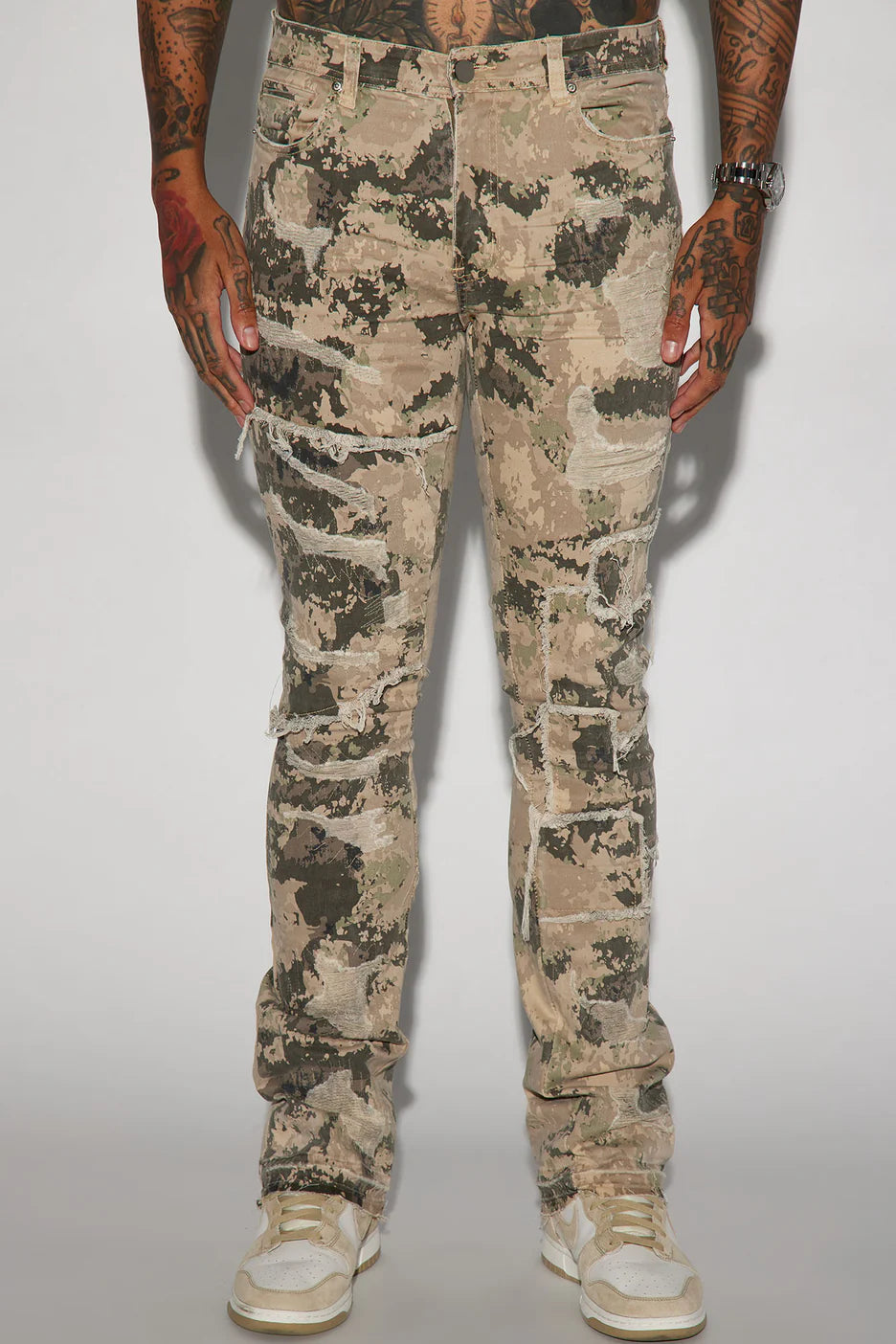 At The Moment Stacked Skinny Flare Pants