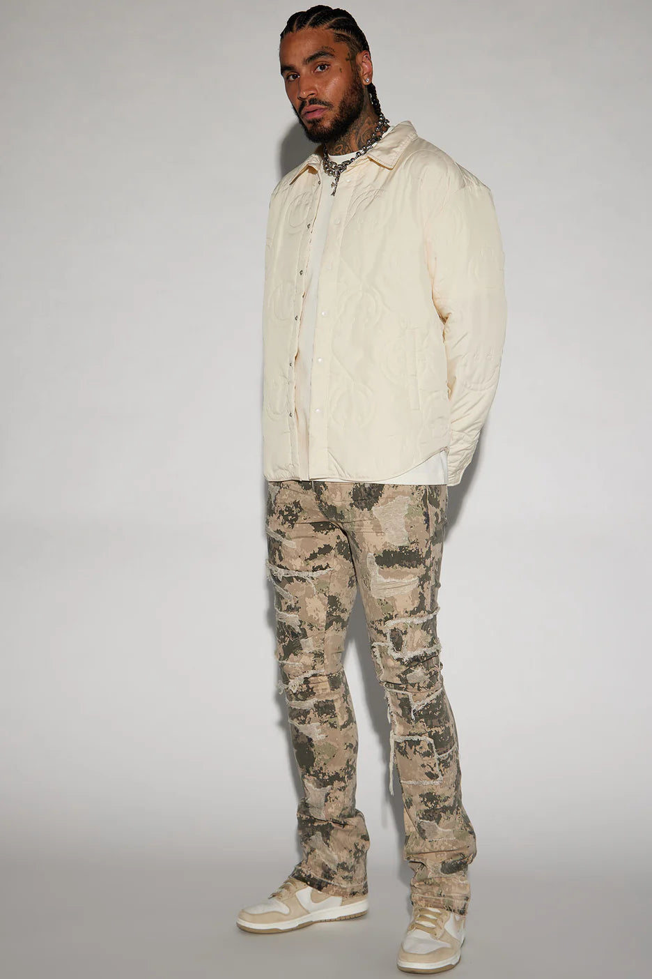 At The Moment Stacked Skinny Flare Pants