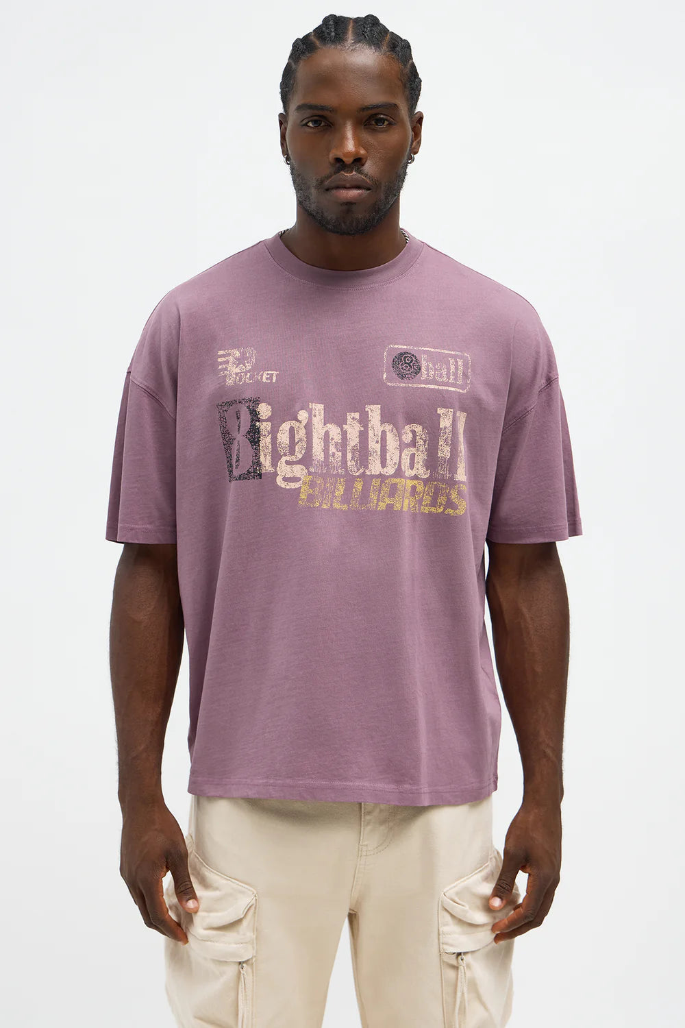 8ightball Billiards Oversized Short Sleeve Tee